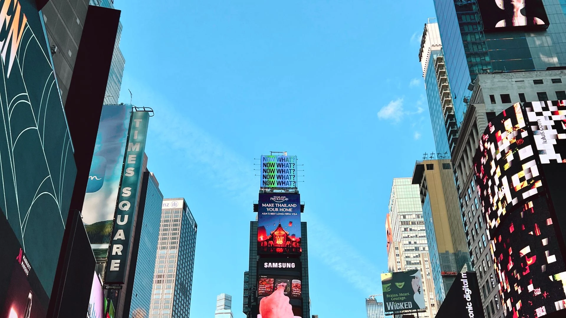 Times Square New York City — one of the World Cup 2026 host cities in the USA